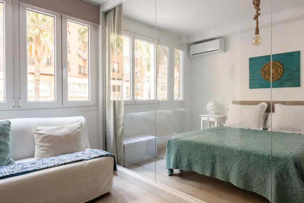 Nuevo Apartamento Lujo Playa Malagueta-Centro Μάλαγα Εξωτερικό φωτογραφία